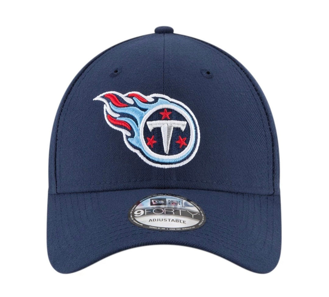 Gorra Oficial New Era 9FORTY – Tennessee Titans The League (Azul)