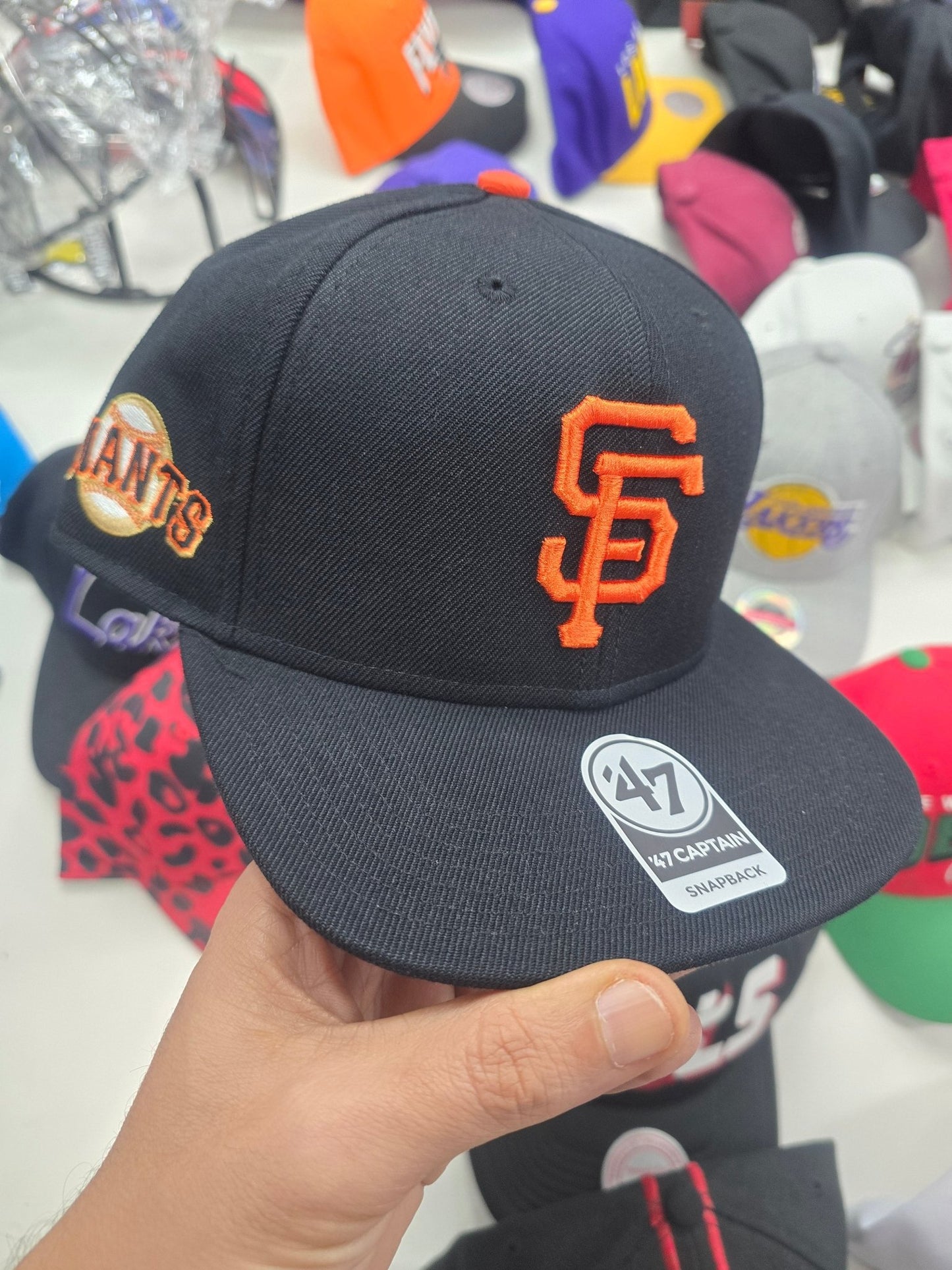 San Francisco Giants negra 47 plana - intershopgc - Tienda de gorras online - Maspalomas