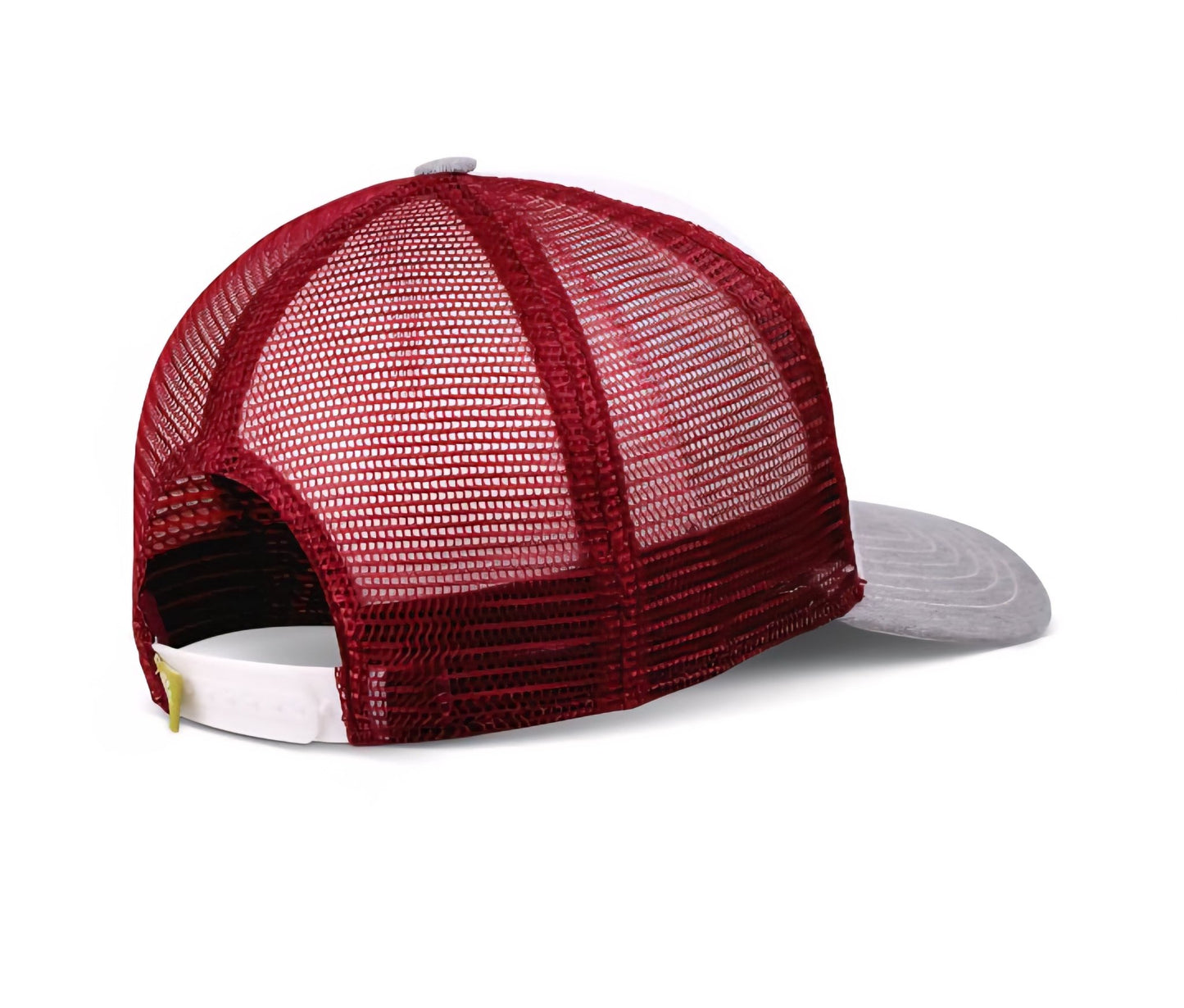 Snapback trucker gris, blanca y roja NEW LINE - intershopgc - Tienda de gorras online - Maspalomas