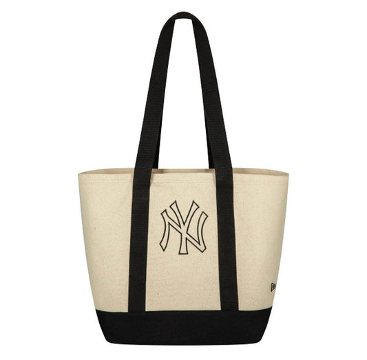 Tote bag premium new era NY Yankees marfil negro - intershopgc caps store