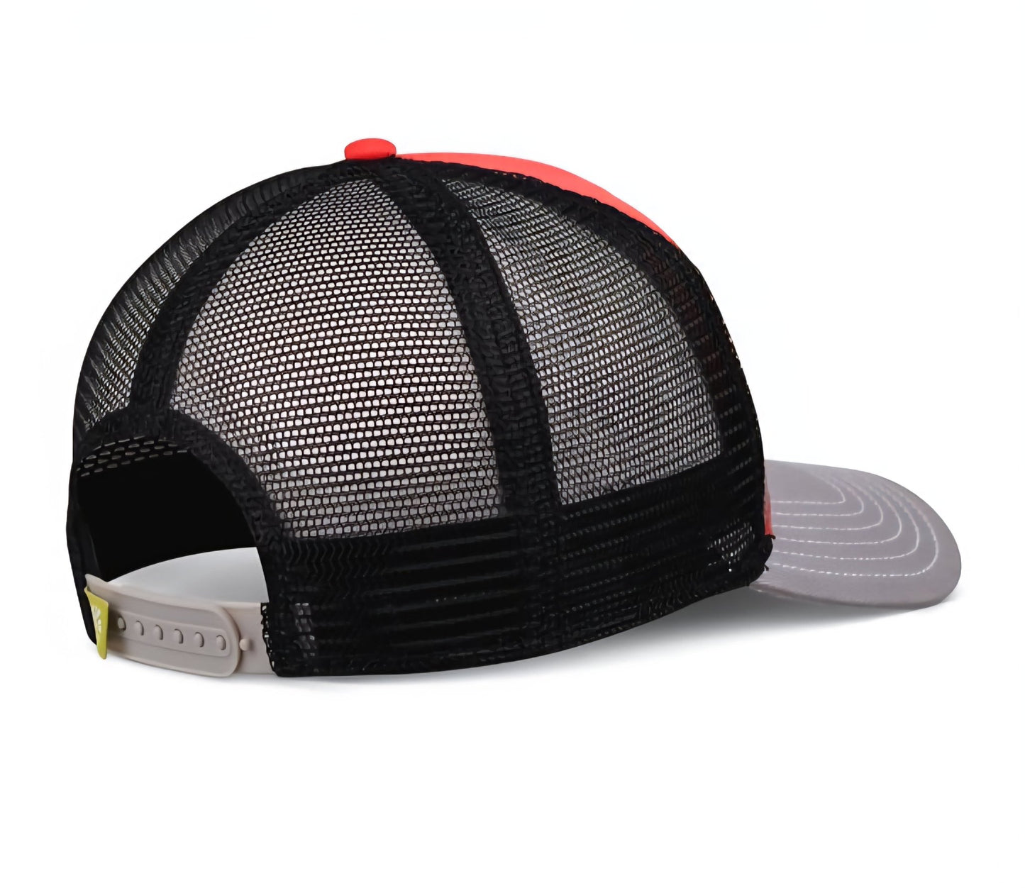 Trucker gris roja y negra RETRO BEAUTY - intershopgc - Tienda de gorras online - Maspalomas