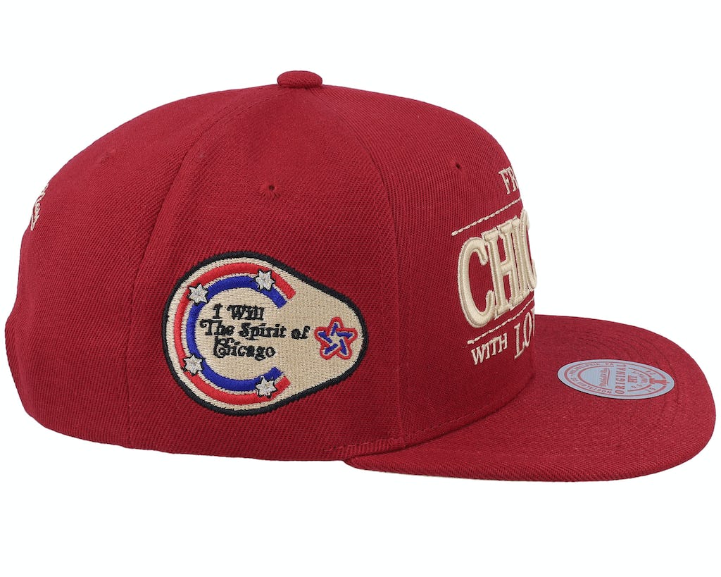 WITH LOVE chicago blackhawks snapback roja visera plana NHL - intershopgc - Tienda de gorras online - Maspalomas