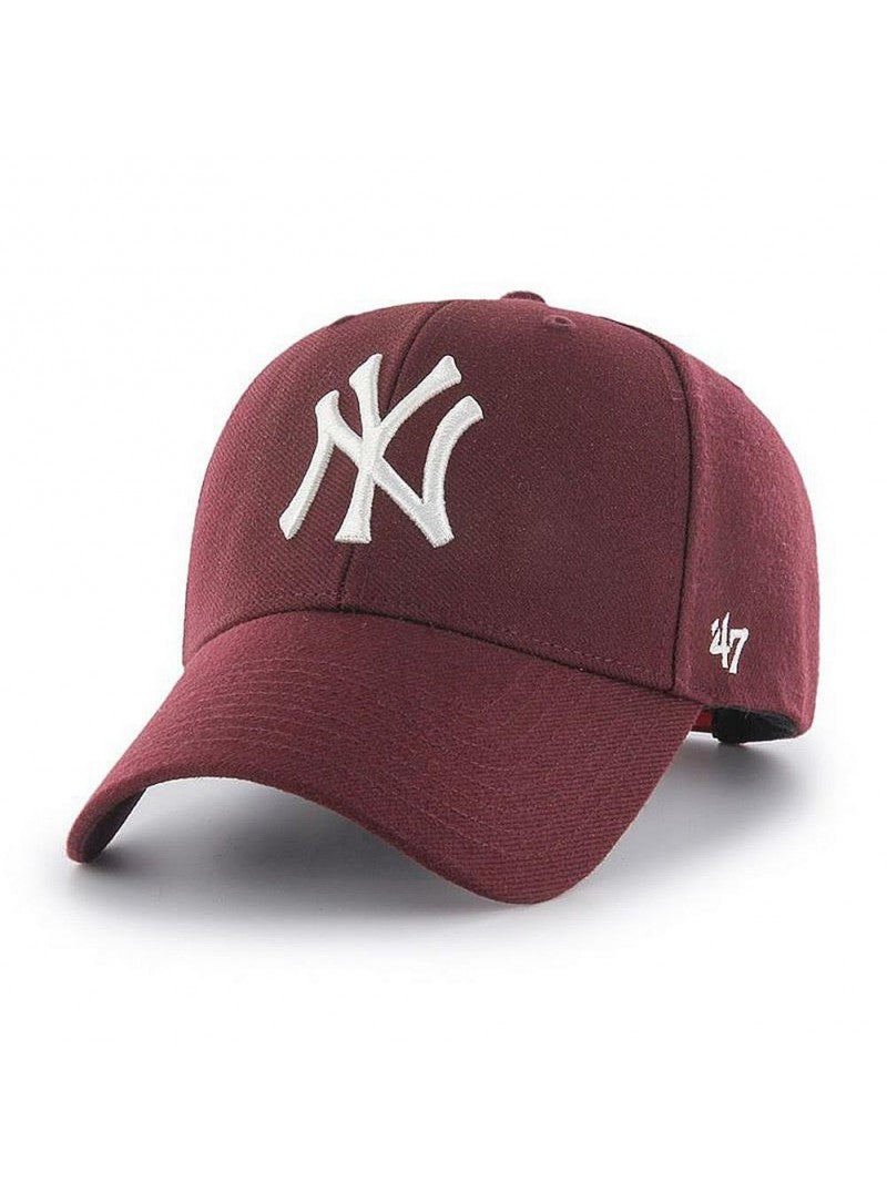 Dark Maroon NY 47' MVP SNAPBACK visera curva marrón