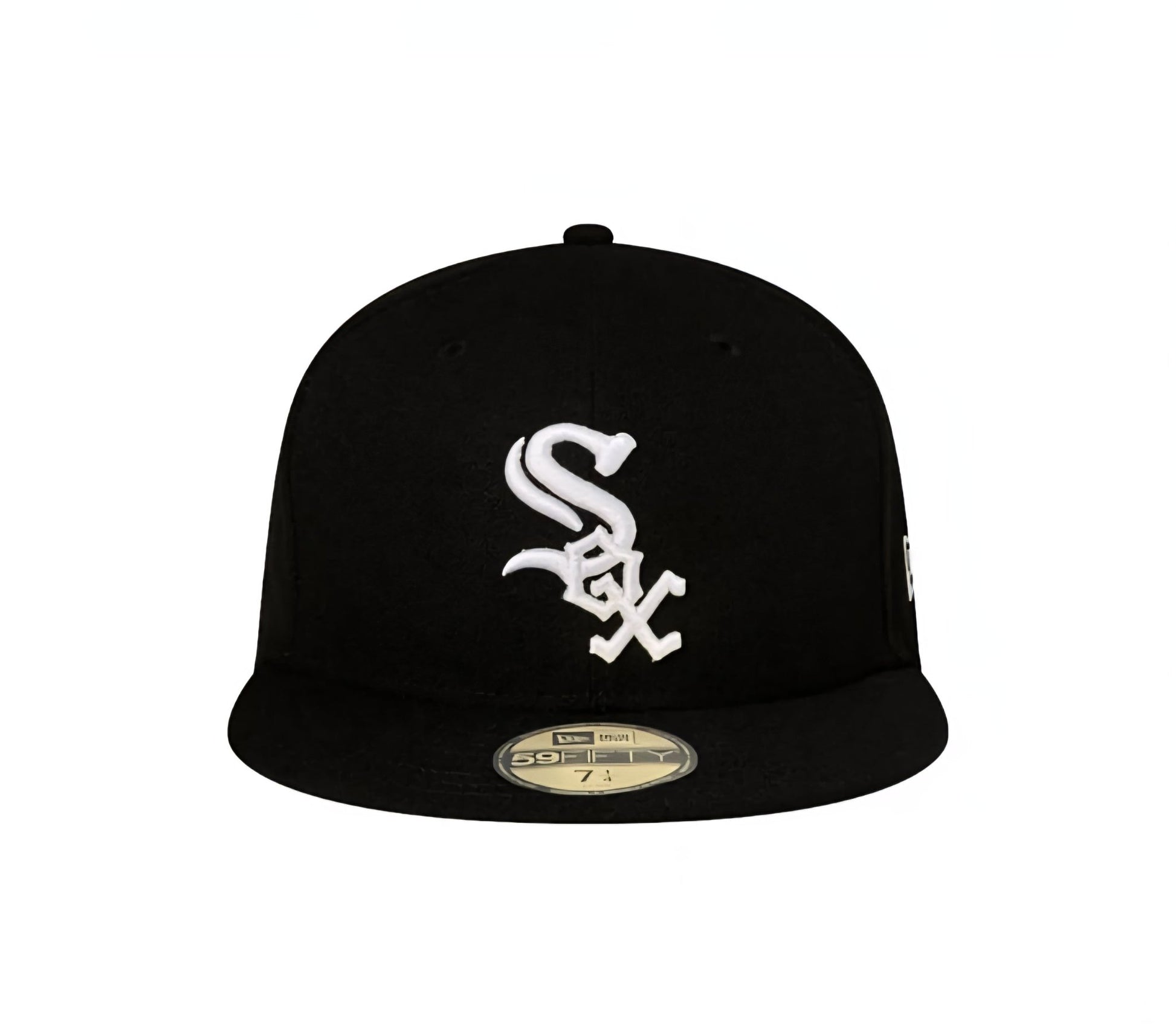 59FIFTY White sox negra gorra cerrada visera plana - intershopgc - Tienda de gorras online - Maspalomas