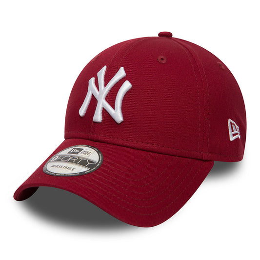 Maroon new york yankees logo blanco 9forty ajustable