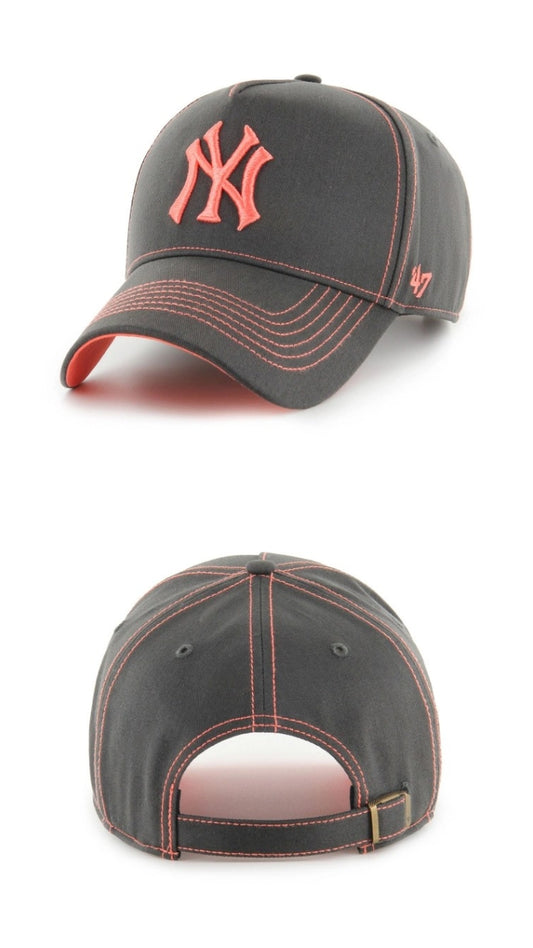 Ny gorra color graphite 47' stitcht contrast strapback