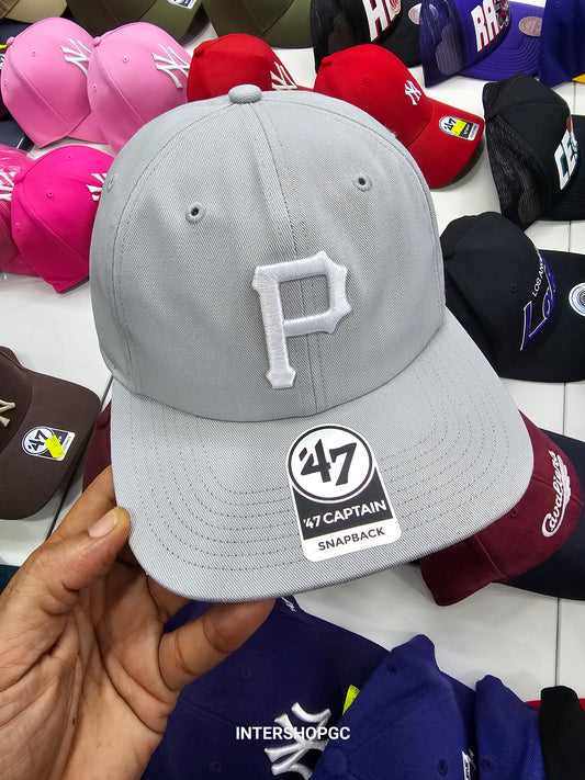 Gorra plana sin estructura gris pirates 47' CAPTAIN