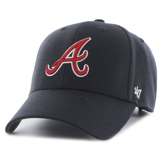 Navy atlanta braves 47' MVP VELCRO visera curva azul marino