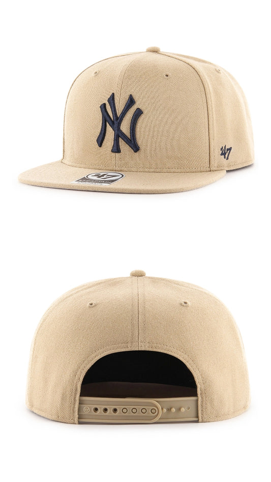 Khaki ny yankees captain 47 brand visera plana