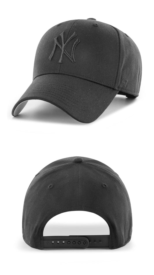 Ny negra gorra logo negro visera curva 47' B-RAC17CTP-BKA