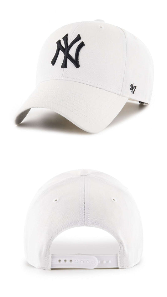 Gorra blanca ny 47 B-RAC17CTP-WH