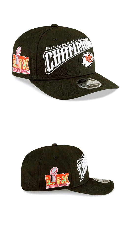 Kansas City Chiefs Super Bowl negra 9SEVENTY