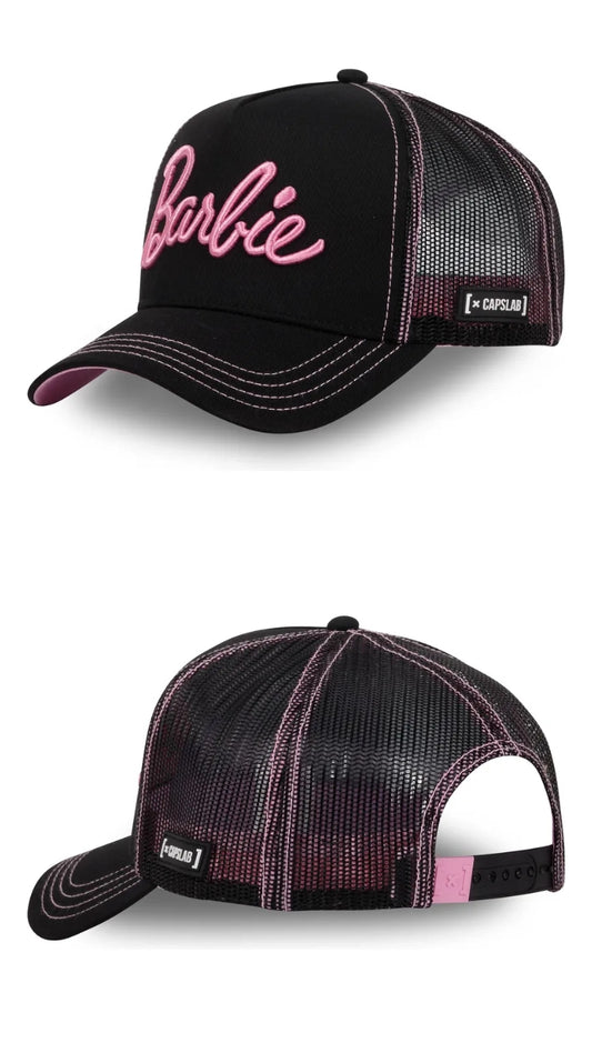 Gorra negra y rosa barbie BAR6