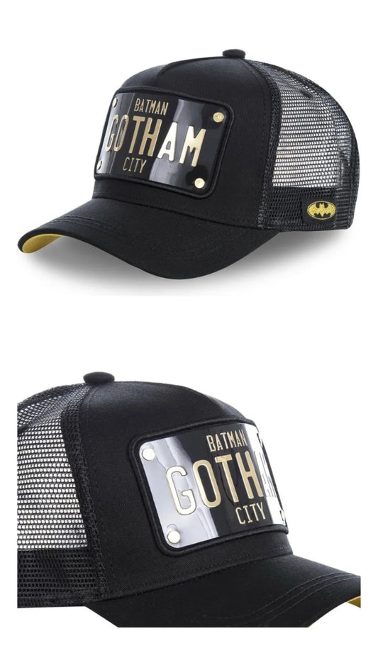 Gorra batman gotham city placa negra BATP1