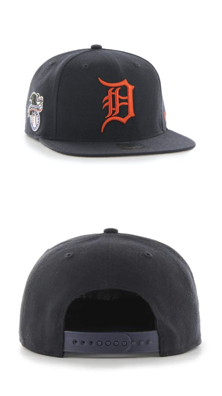 Detroit tigers snapback navy 47 captain plana