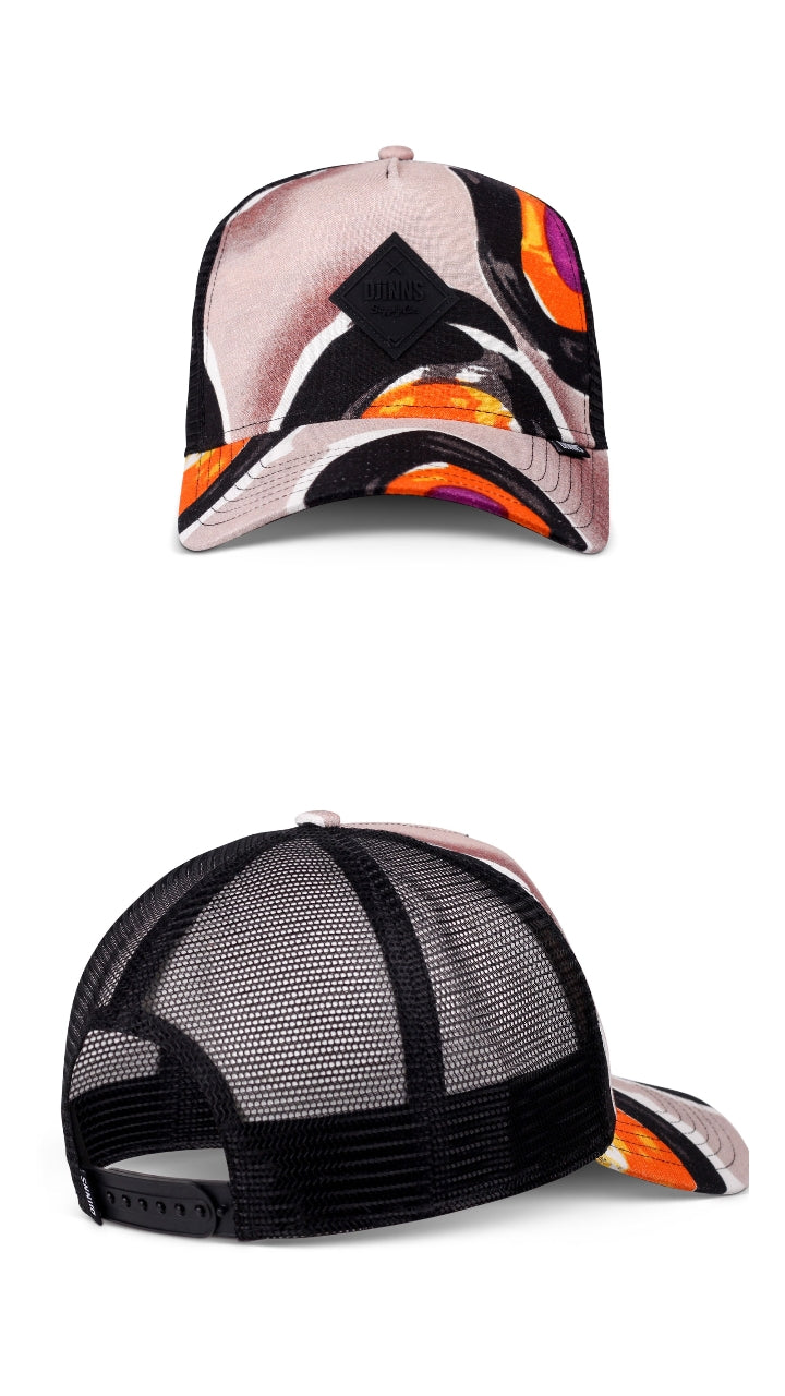 Pintura style djinns trucker multicolor