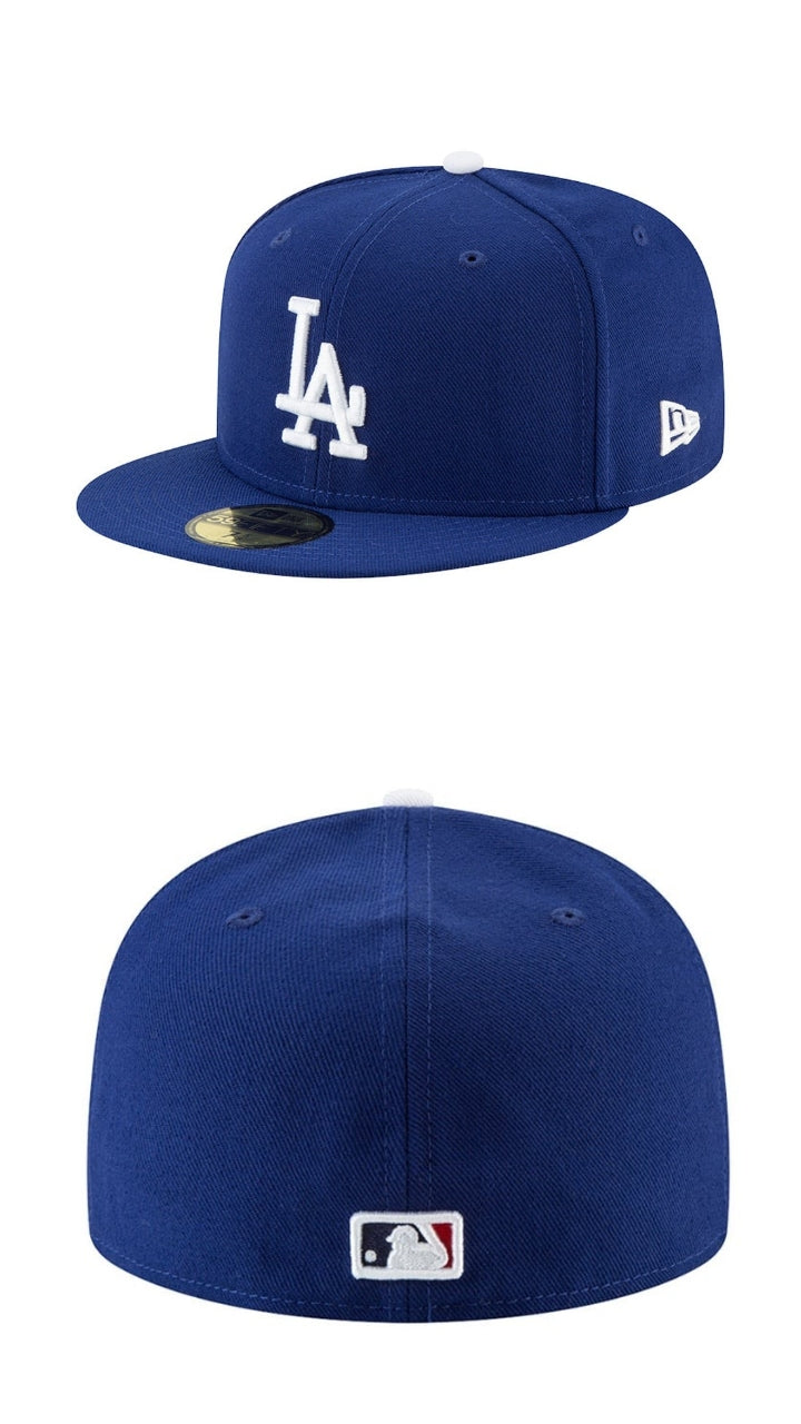 59FIFTY LA Dodgers azul gorra cerrada visera plana