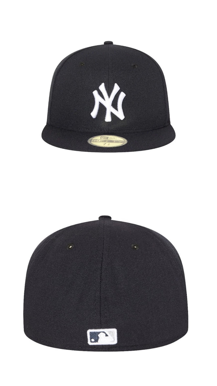 59FIFTY Yankees NY azul navy gorra cerrada visera plana