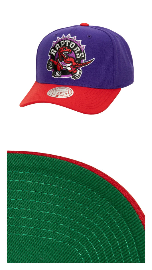 toronto raptors violeta y roja M&N 2 TONE