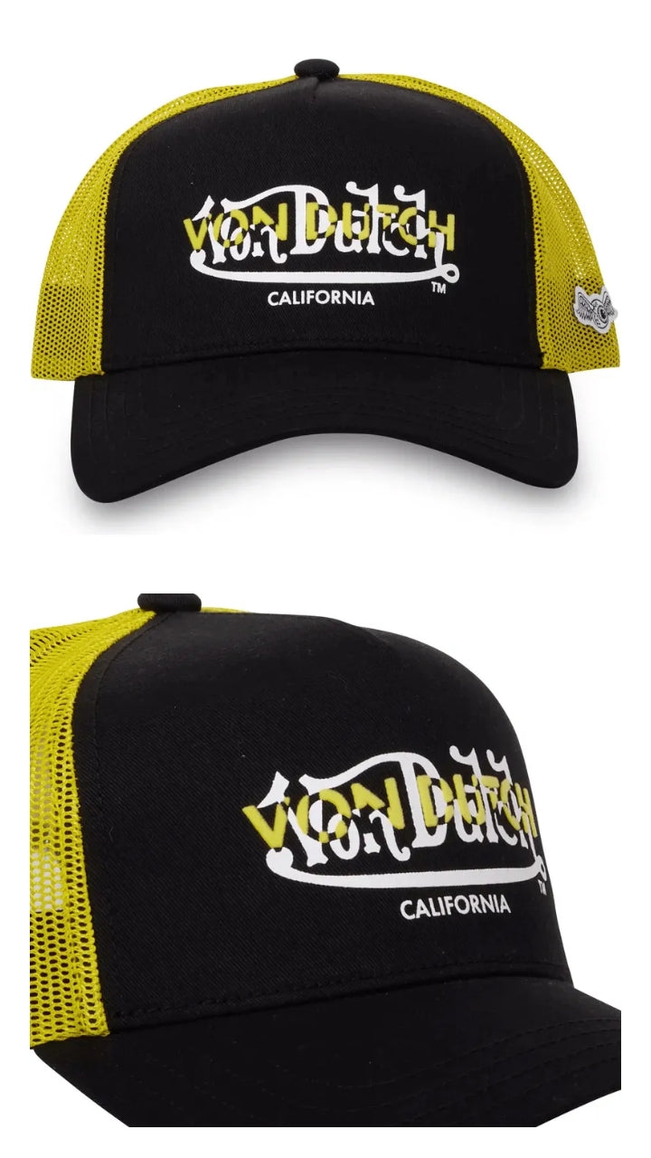 Negro y amarillo von dutch trucker BLA CT