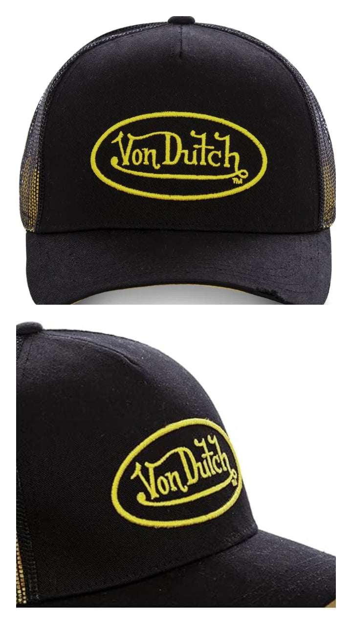 Negro y amarillo von dutch trucker neo yel