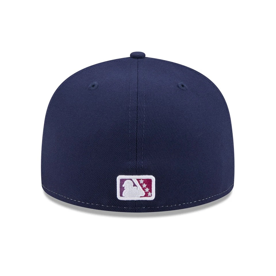 Gorra New Era 59FIFTY violeta the Lilac red wings MILB