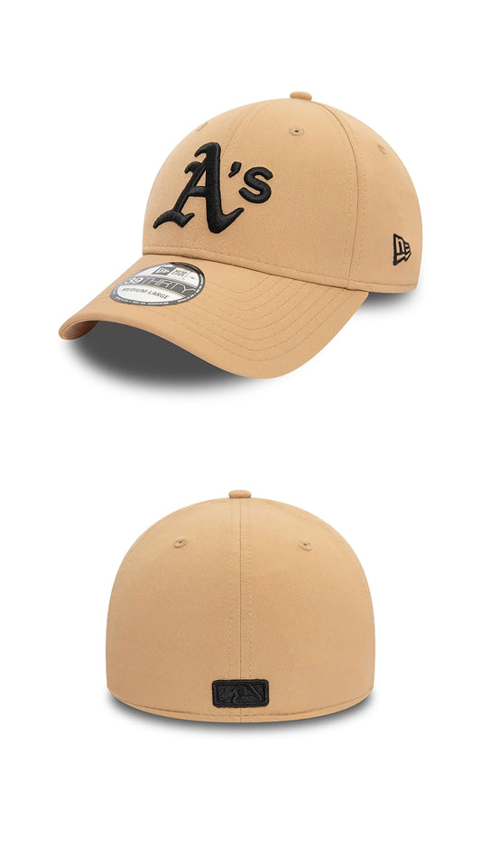 Flex fit Oakland Athletics gorra cerrada marrón