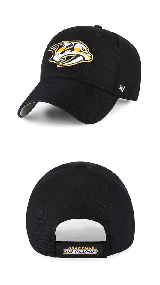 Predators gorra negra curva NHL 47'