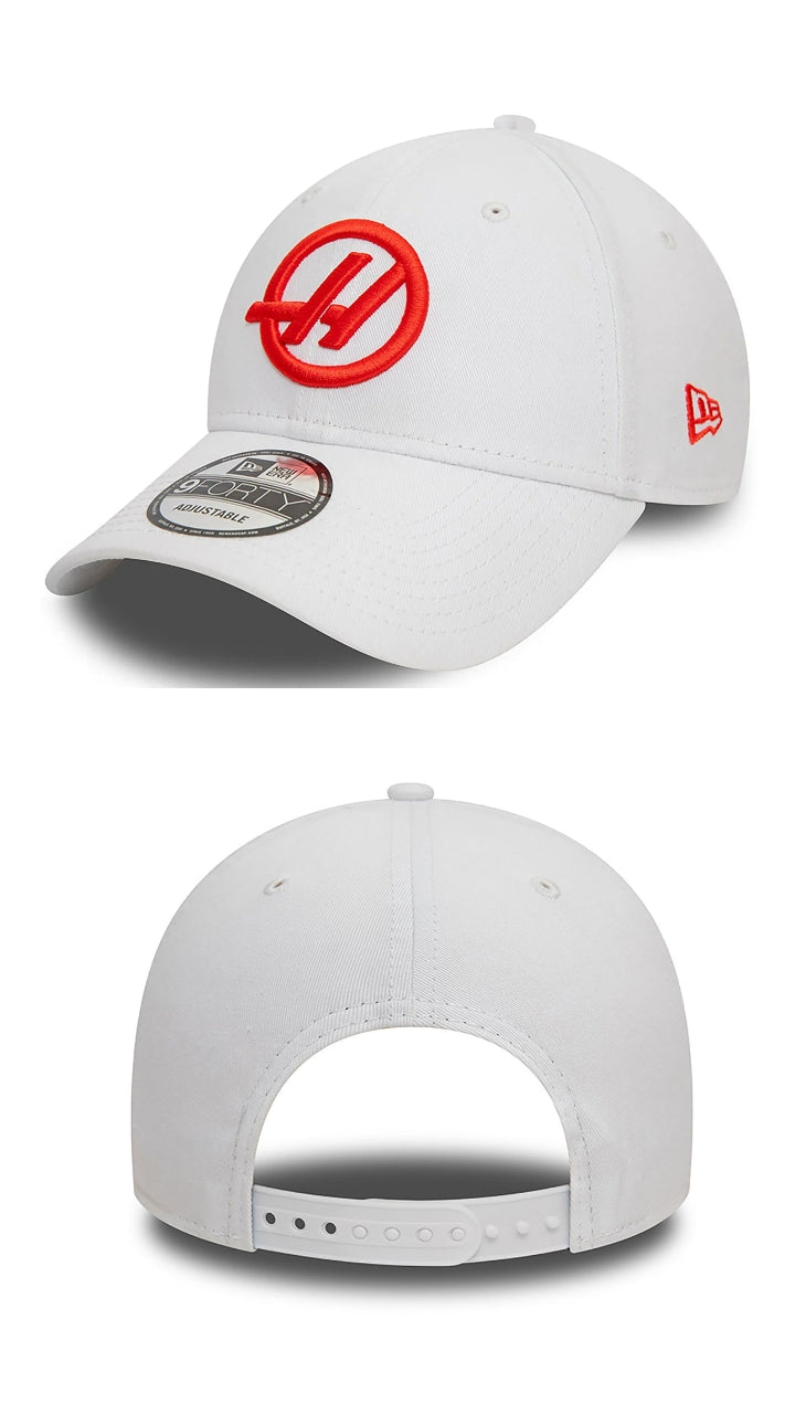 Gorra Haas blanca adjustable snapback