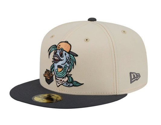 Gorra 59FIFTY Lake County Captains Theme Night beige MILB