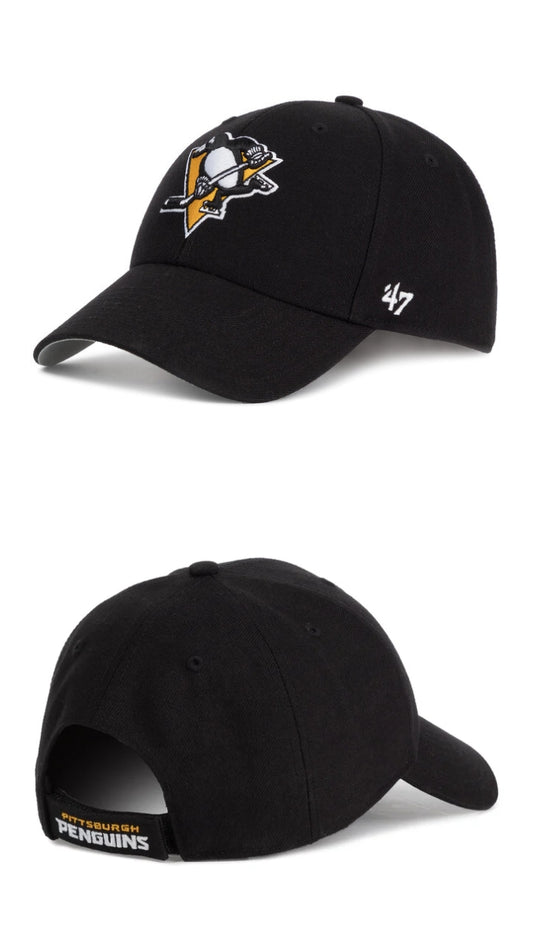 Gorra Penguins 47 mvp negra H-MVP15WBV-BKB