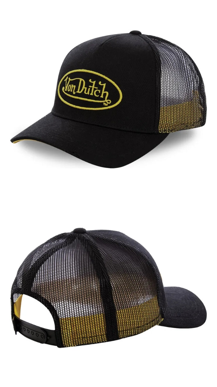 Negro y amarillo von dutch trucker neo yel