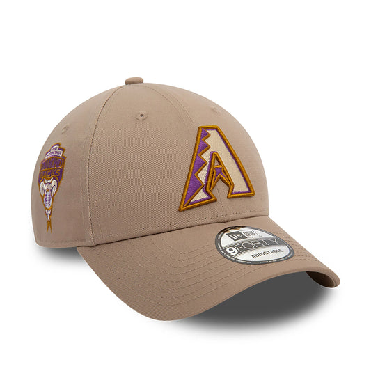 Gorra marrón New Era Arizona Diamondbacks World Series Patch 9FORTY marron