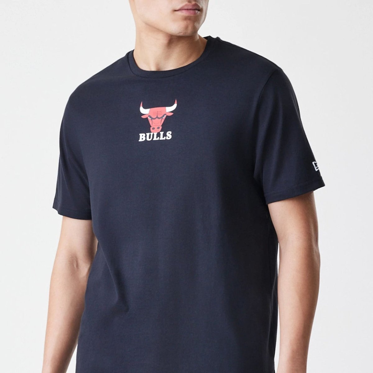 Camiseta new era chicago bulls negra nba logo - Mundogorrasgc