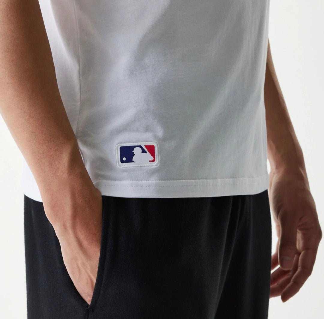 Camiseta new era MLB Logo blanca - intershopgc caps store