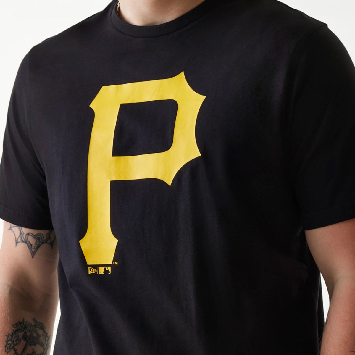 Camiseta new era Pittsburgh Pirates negra logo - Mundogorrasgc