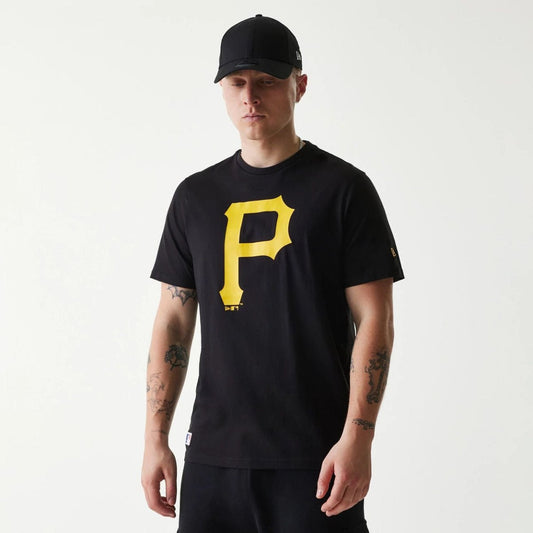 Camiseta new era Pittsburgh Pirates negra logo - Mundogorrasgc