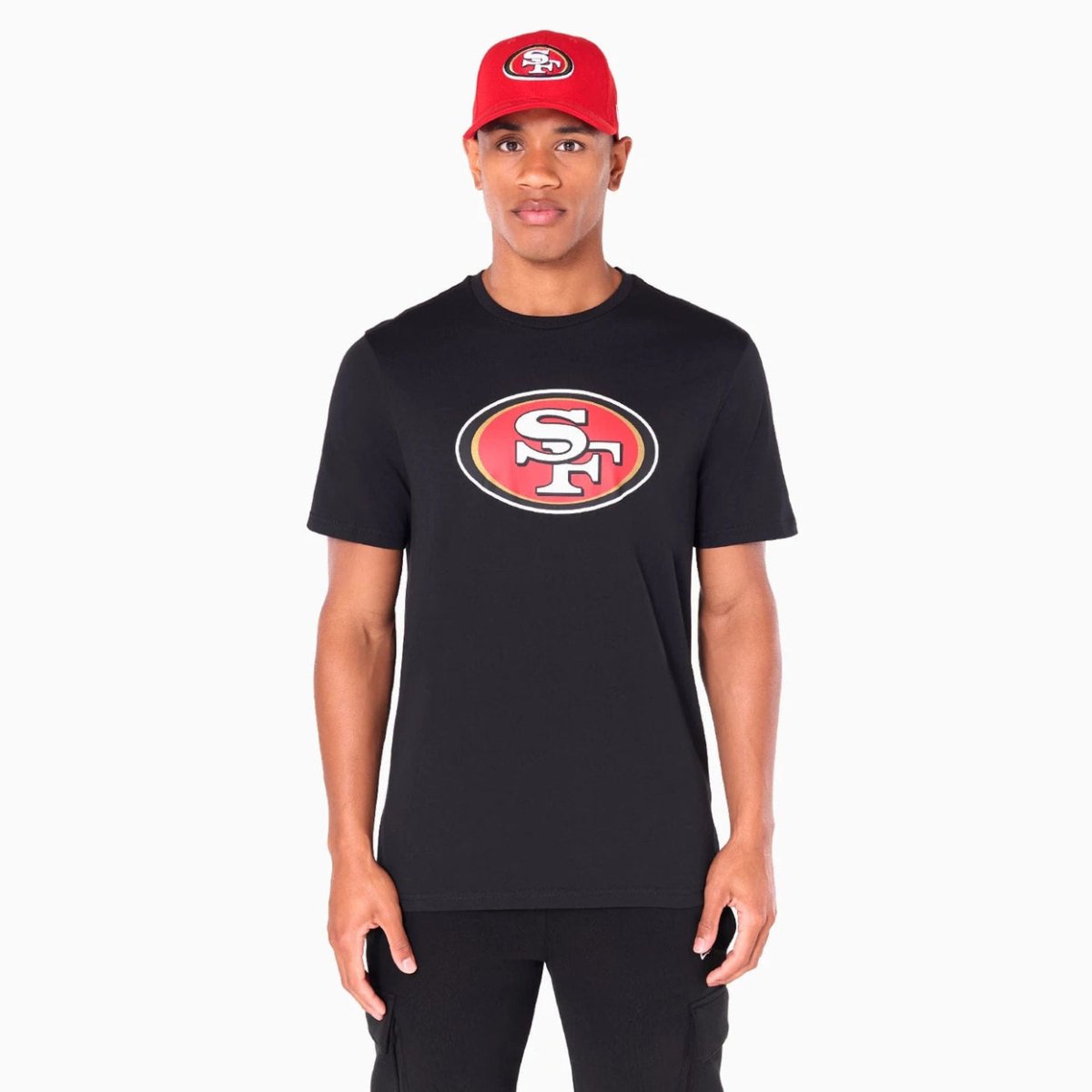 Camiseta New Era San Francisco 49ers NFL Negra algodón - Mundogorrasgc