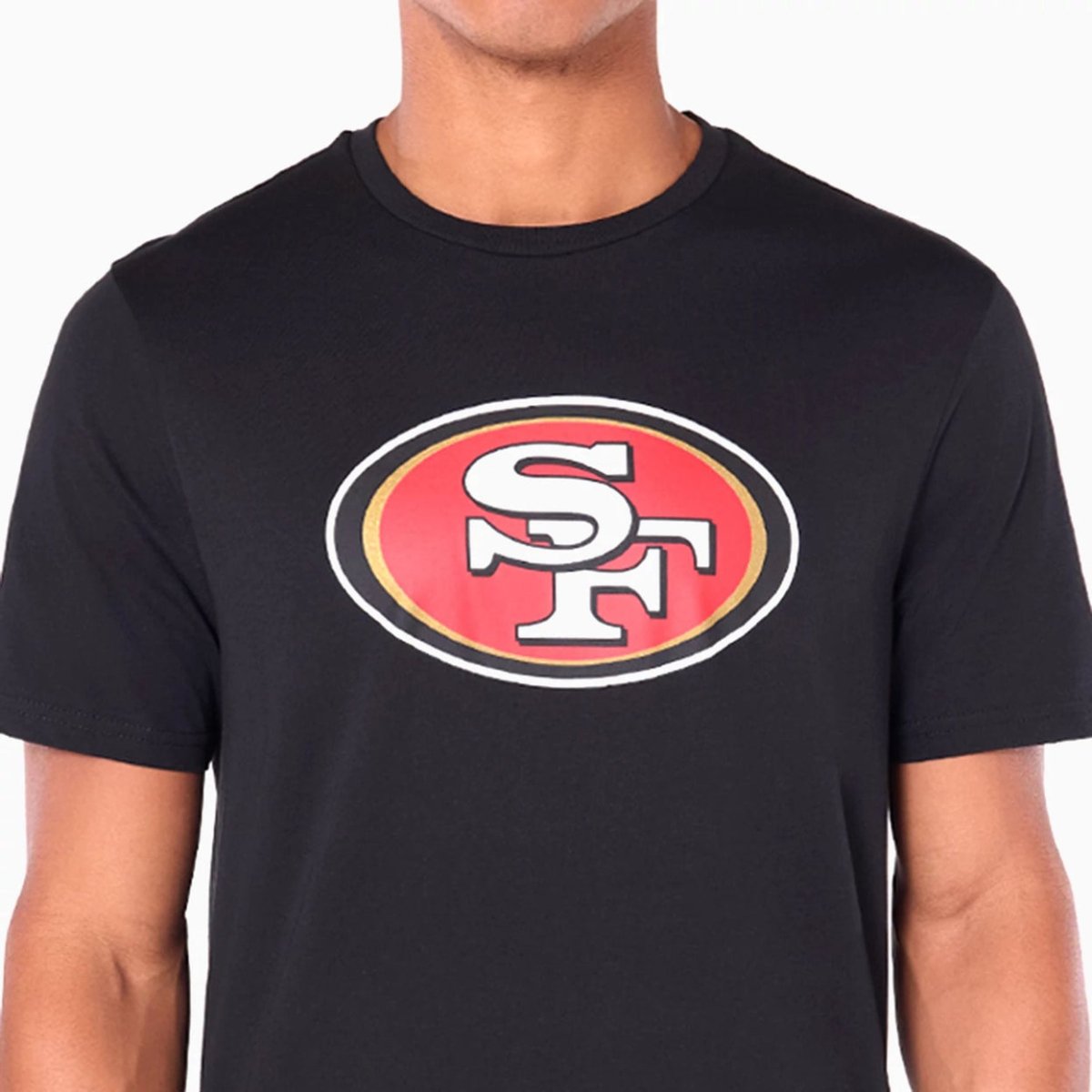 Camiseta New Era San Francisco 49ers NFL Negra algodón - Mundogorrasgc