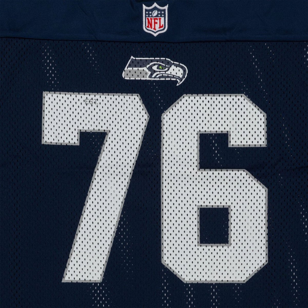 Camiseta NFL seahawks azul y verde neon Mesh Oversize - Mundogorrasgc
