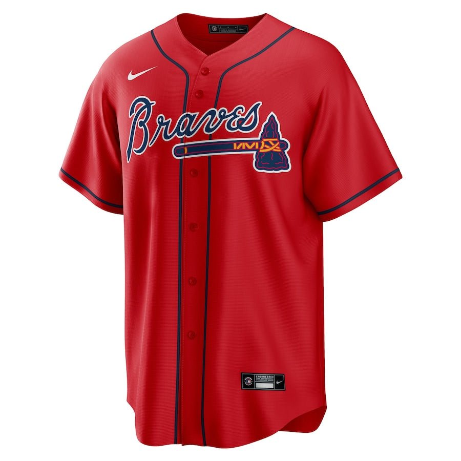 Camiseta Nike MLB Atlanta Braves Alternativa roja - intershopgc - Tienda de gorras online - Maspalomas