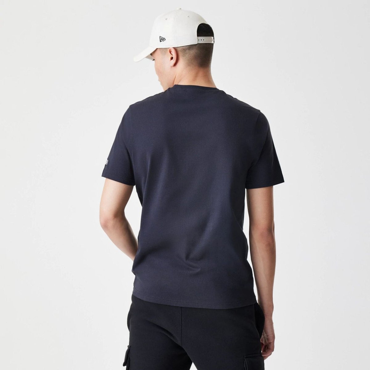Camiseta NY Yankees negra Script Graphic - Mundogorrasgc