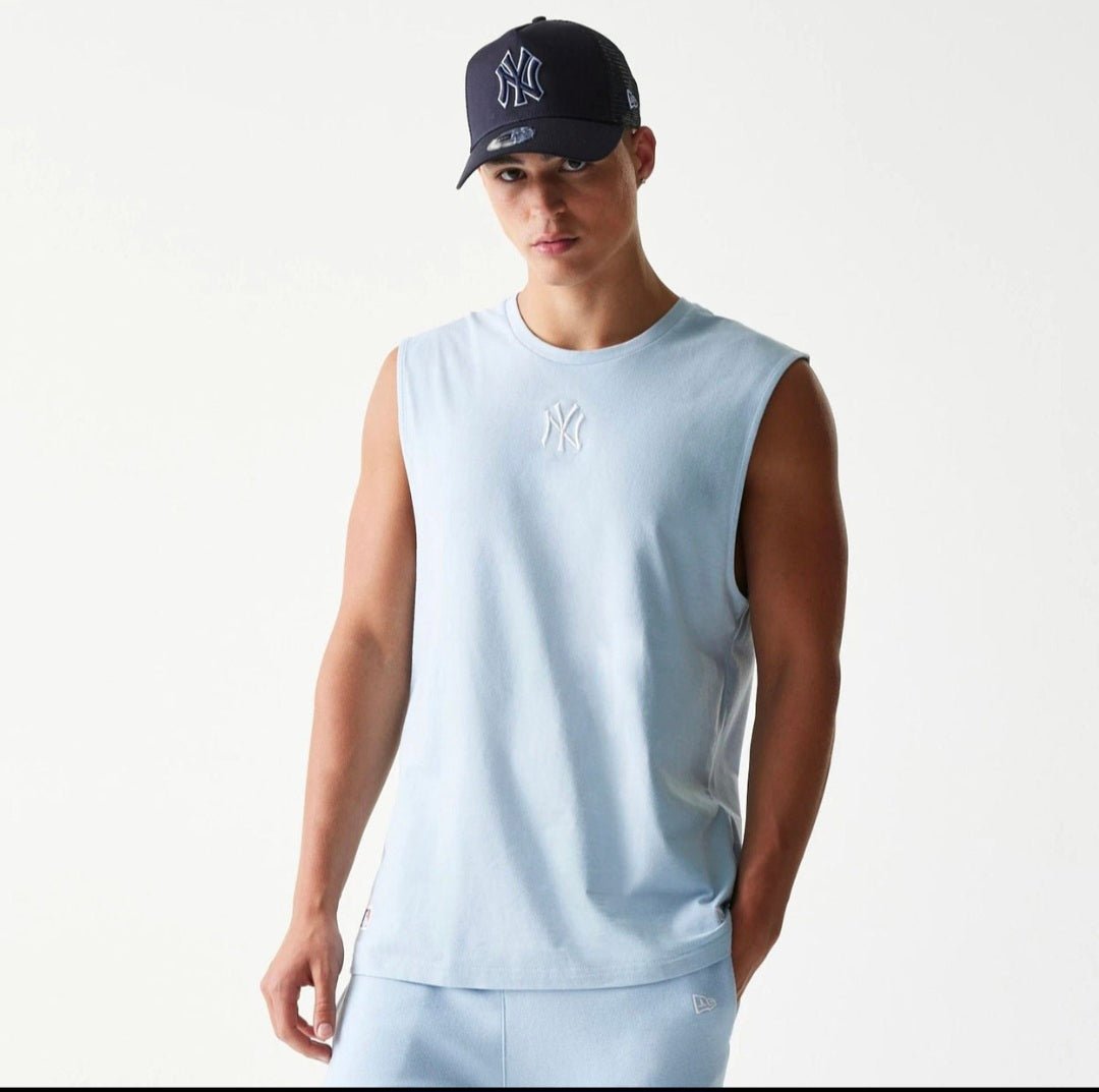 Camiseta sin mangas ny azul pastel - new era - Mundogorrasgc