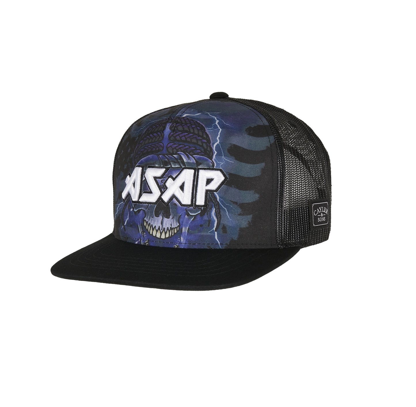 Trucker negra Cayler & Sons ASAP visera plana CS2644