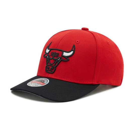 Chicago Bulls Mitchell & Ness rojo y negro curva - Mundogorrasgc