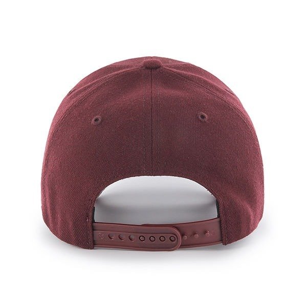 Dark Maroon NY 47' MVP SNAPBACK visera curva marrón