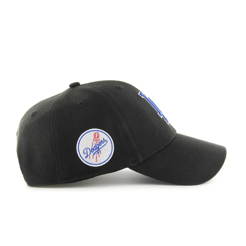 LA dodgers negra 47' MVP SNAPBACK logo lateral bordado