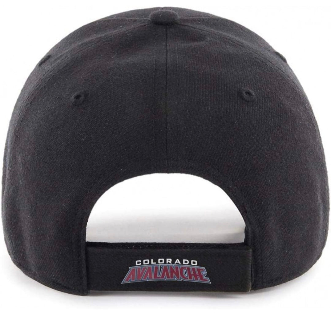 Gorra 47 Brand Colorado Avalanche – Negra con logo burdeos - intershopgc - Tienda de gorras online - Maspalomas