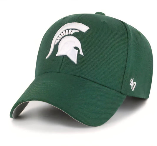 Gorra ’47 Brand MVP Michigan State Spartans Verde Oscuro - NCAA - intershopgc - Tienda de gorras online - Maspalomas