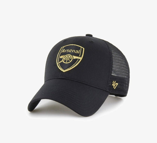 Gorra ’47 Brand MVP Trucker Arsenal FC negra y dorada - intershopgc - Tienda de gorras online - Maspalomas